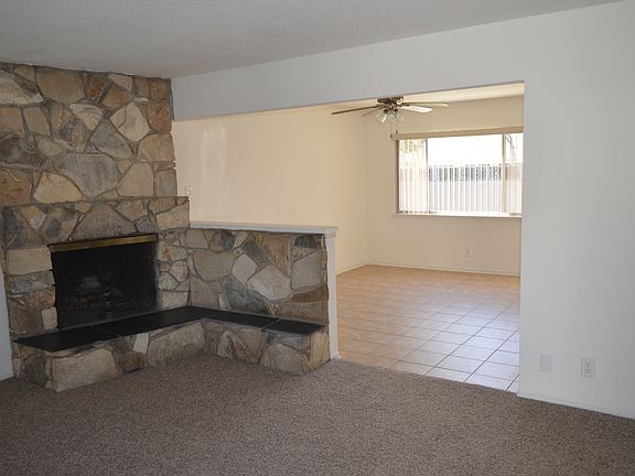 Living Room W/wood burning fireplace