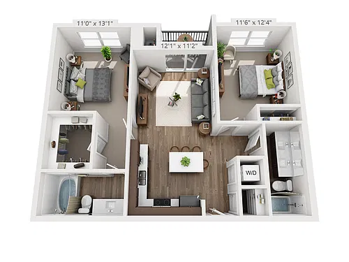 Floor plan B3