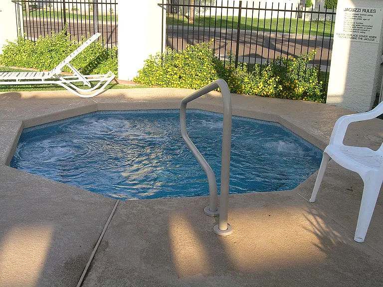 Heated spa