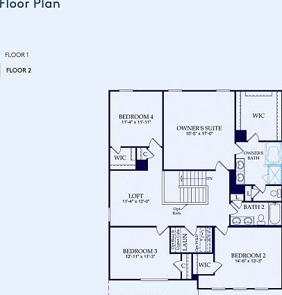Murphy Floor Plan, Quick Move-In Home, Floor 2