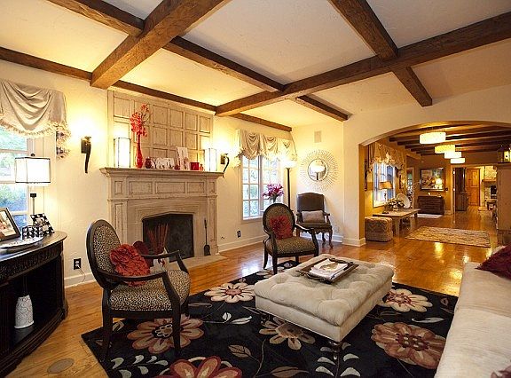 One of 4 indoor Fireplaces.