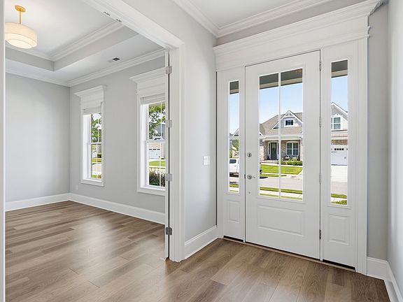 Sunlit filled entryway