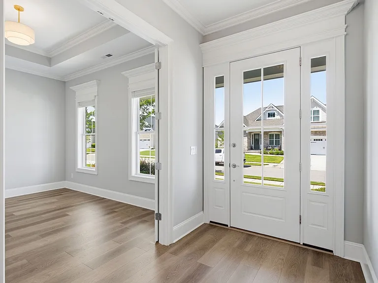 Sunlit filled entryway