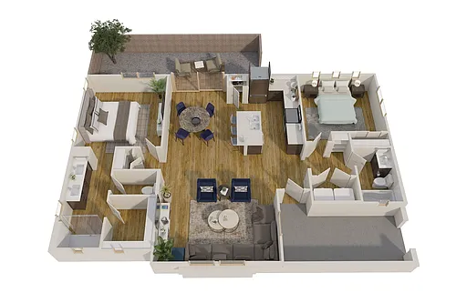 Floor plan B3
