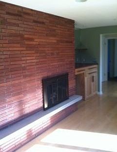Kitchen fireplace