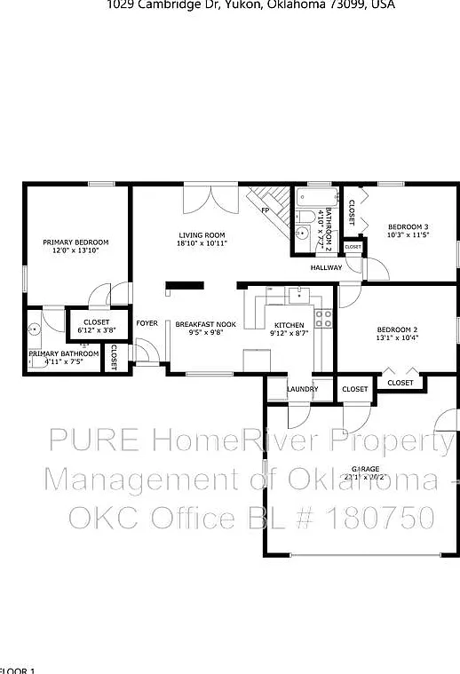 3 bed, 2.0 bath, 1215 sqft, $1,415 — Photo 4