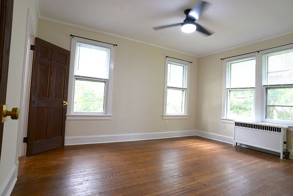 Master bedroom with large walk in closet. Newly painted.