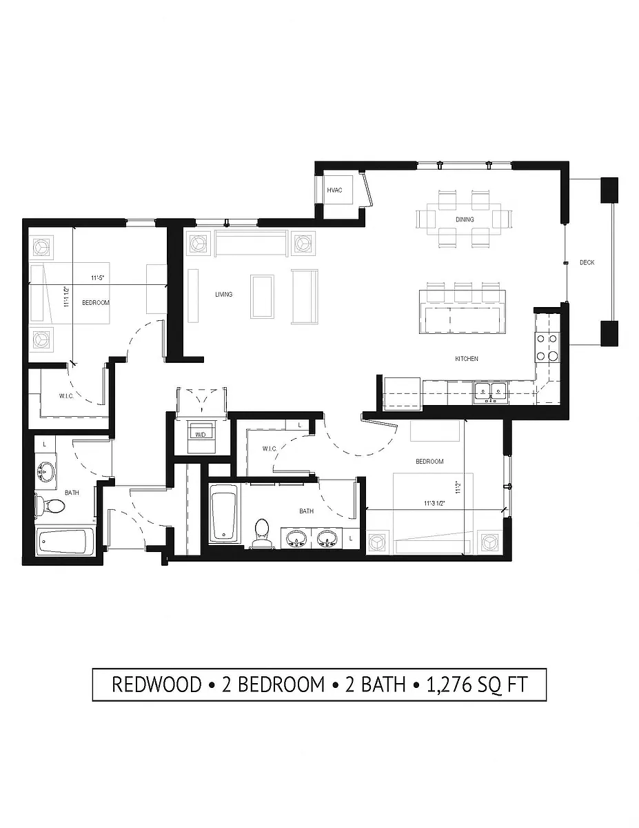 Floor plan Redwood