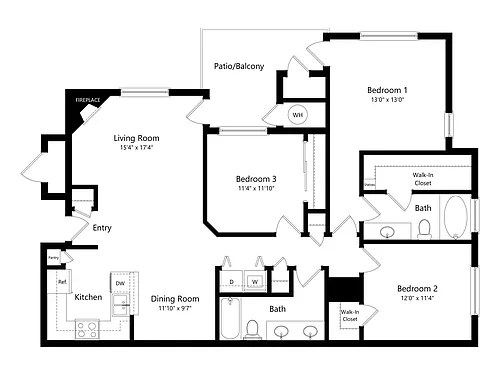 Floor plan Rio de Janeiro