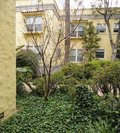 Courtyard view from unit