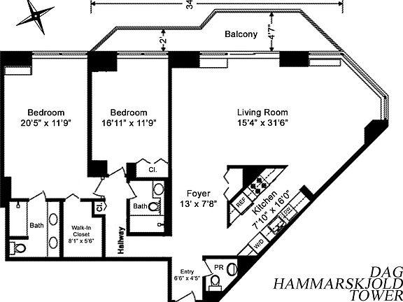 2nd image of 240 E 47th St APT 8C