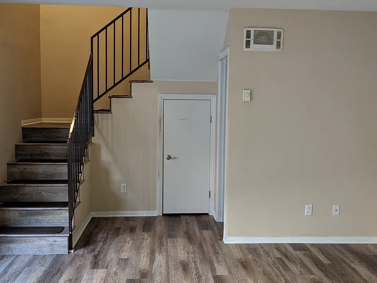 storage closet under stairs