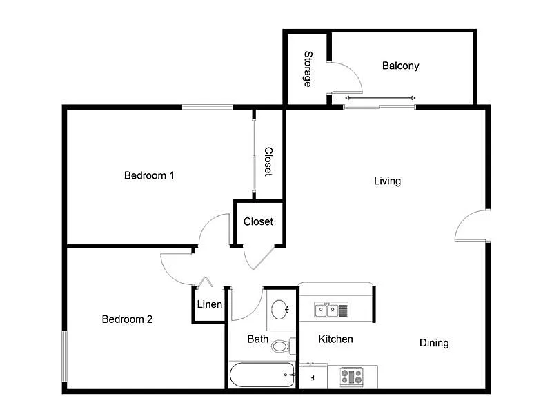 Floor plan 2X1