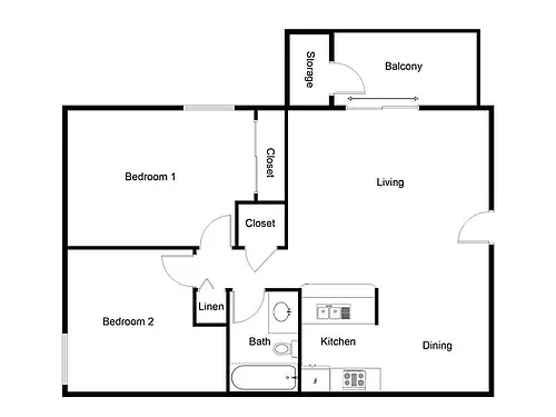Floor plan 2X1