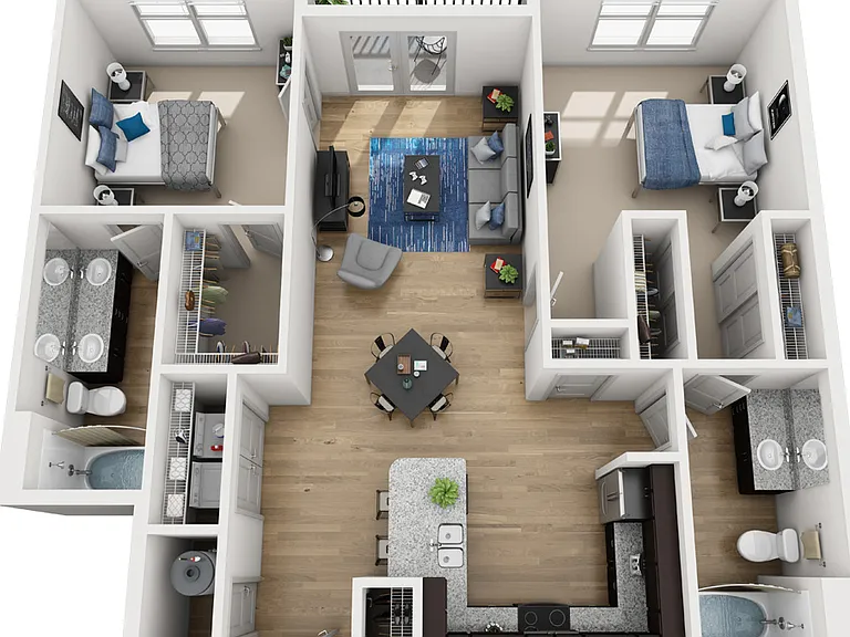 B1-HC Floor Plan