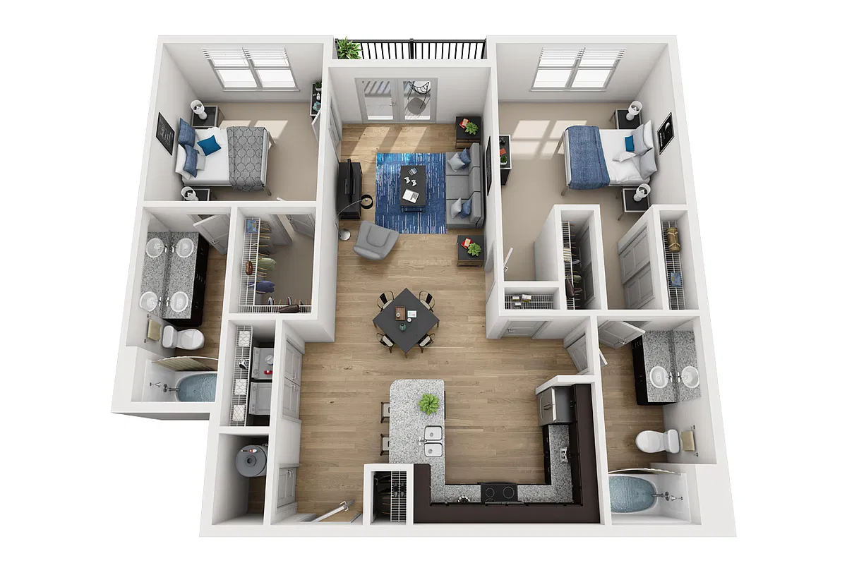 Floor plan B1-HC