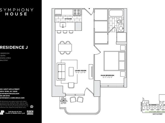 2nd image of 235 W 56th St APT 42J