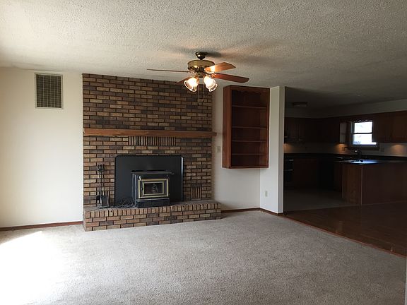 Living room w/wood stove