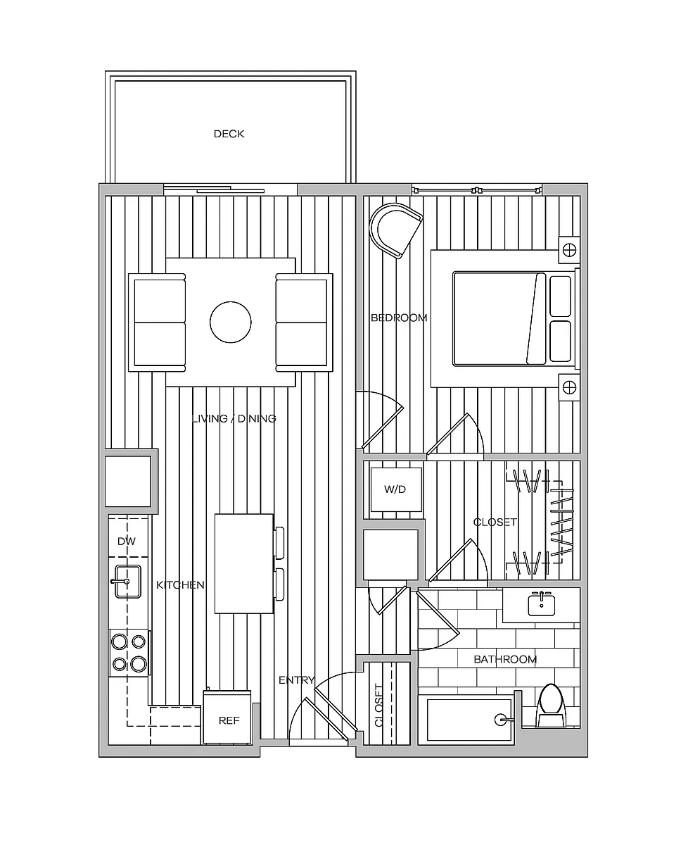 Floor plan 1 Bedroom