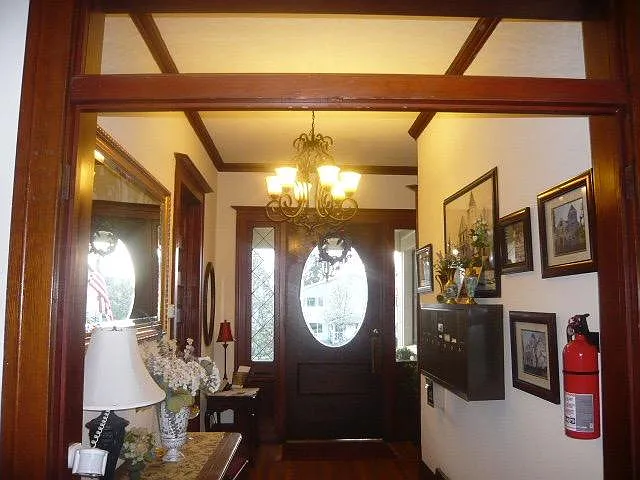 Mail area in lobby