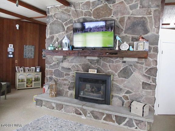 Stone Fireplace