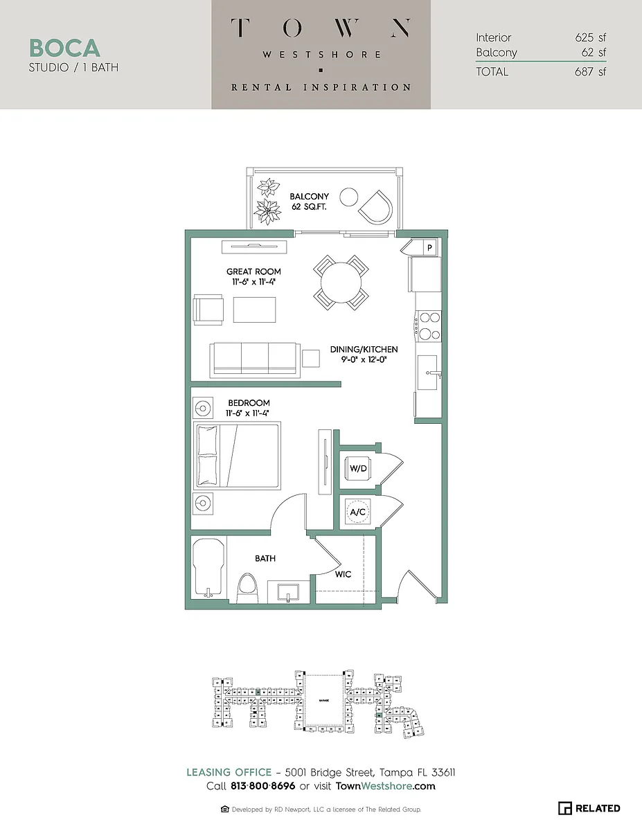 Floor plan Boca