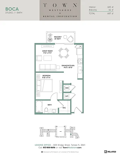 Floor plan Boca