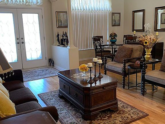 Living Room w/ wood flooring