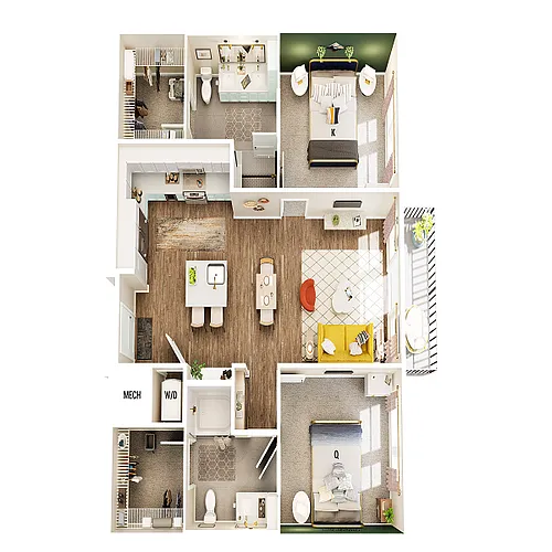 Floor plan B2