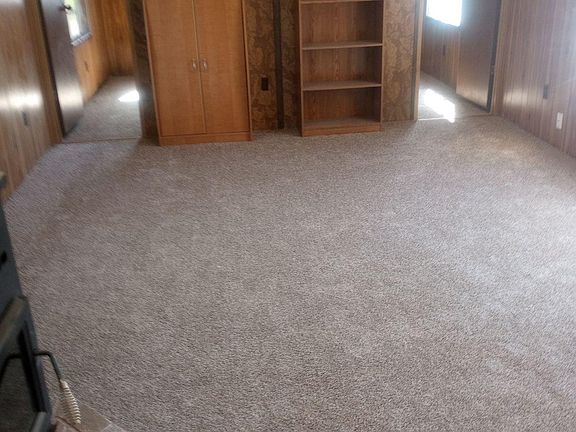 Living Room with pellet stove