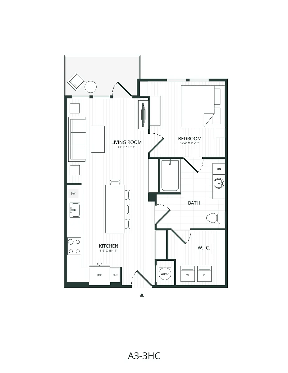 Floor plan A3.3-HC