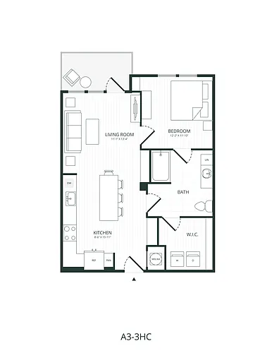 Floor plan A3.3-HC