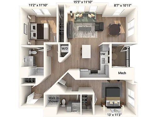 Floor plan BM14-1198sf
