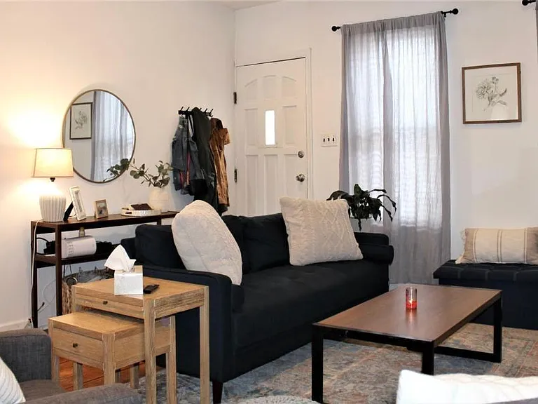 Living room facing front door