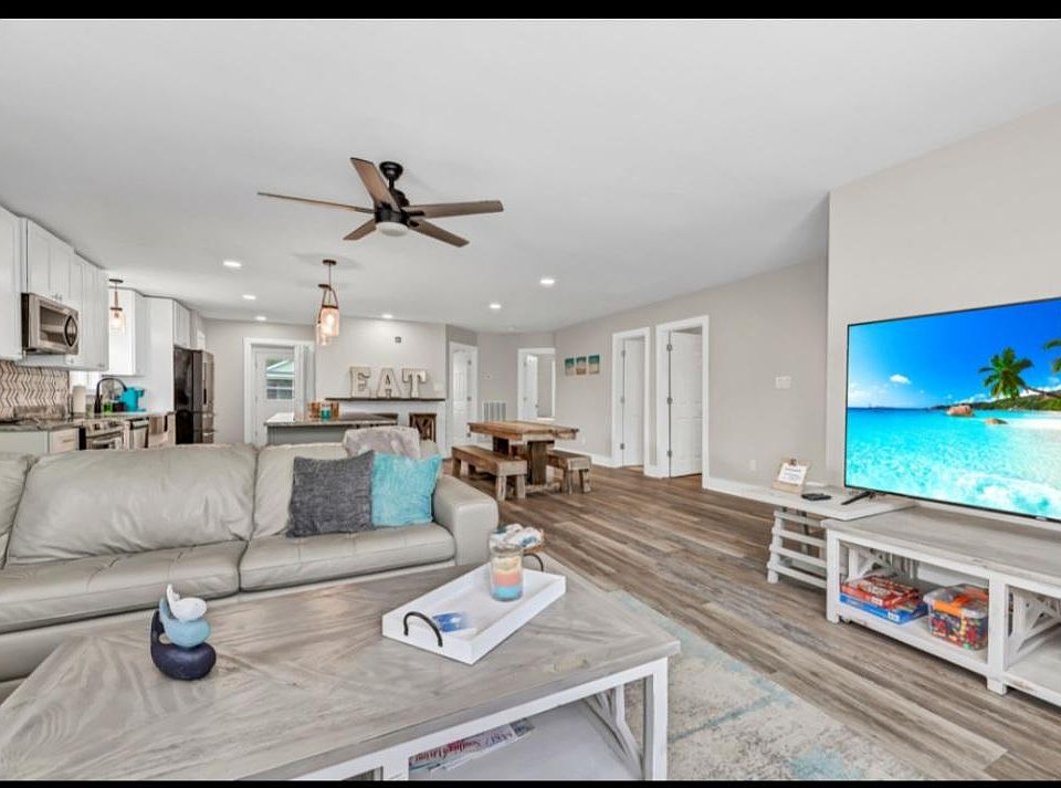 Living room and Kitchen