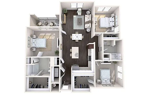 Floor plan Topside
