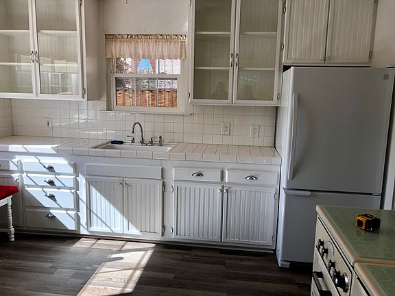 Kitchen with new flooring