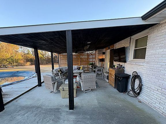Porch is perfect for hosting