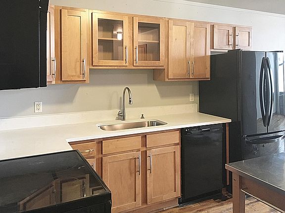 Large kitchen with plenty of storage and dishwasher.
