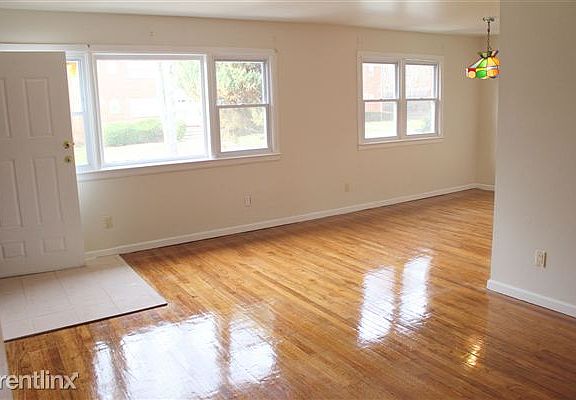 View of dining room from living room with a view of the apar