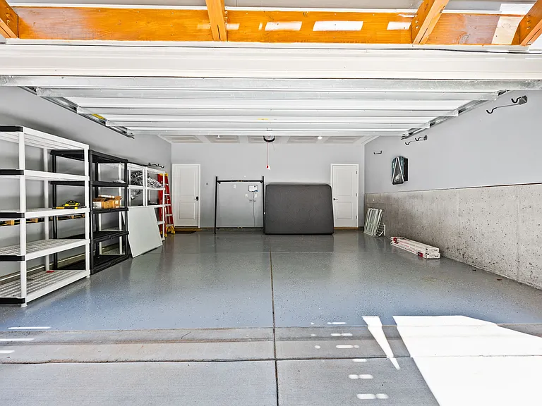 2 Car Garage with Epoxy Flooring