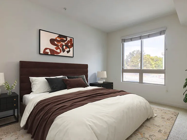 Carpeted Bedroom