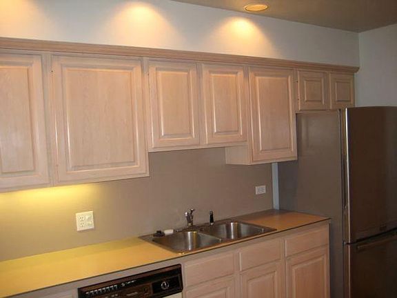 Kitchen with SS refridge