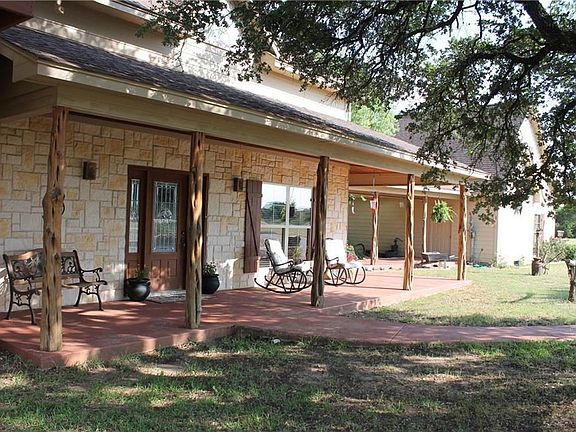 Front Porch Is Shaded By A Nice Big Live Oak Tree