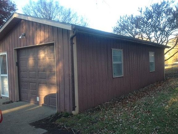 1 1/2 car garage on corner of lot