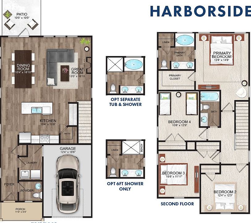 Harborside Plan, Millstone Landing, Hardeeville, SC 29927 Zillow