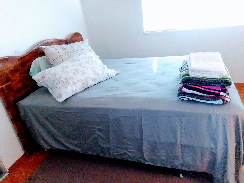Comfortable Double bed with high end mattresses, linens can be provided