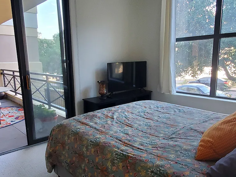 Patio door to balcony