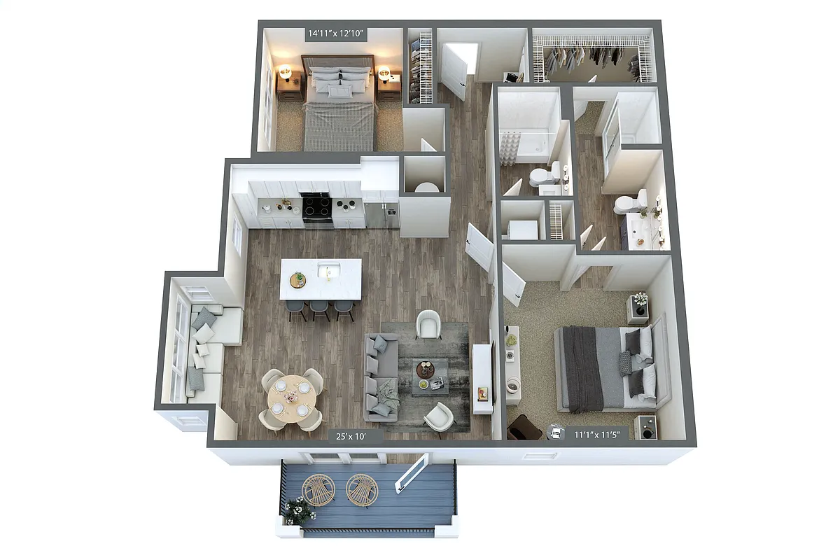 Floor plan Turner