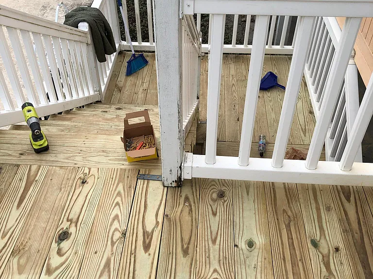 New front porch in 2021.